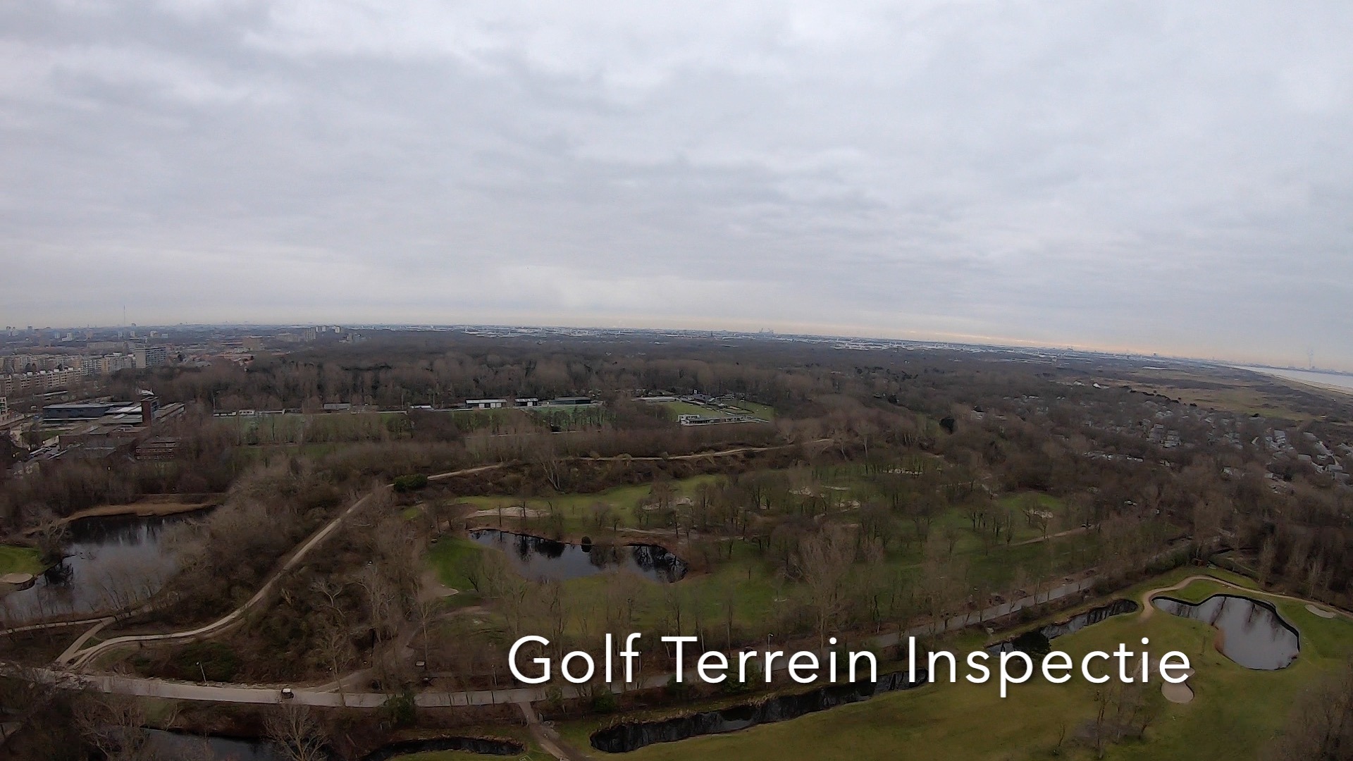 drone golf terrein